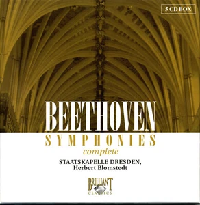 BEETHOVEN Symphonie Complete Herbert BLOMSTEDT Staatskapelle Dresden [5 x CD] - Picture 1 of 10