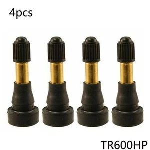 Tire Valve Stem Wheel Valve 45 X 18.5mm Black + Gold Car Truck High Pressure - Picture 1 of 6