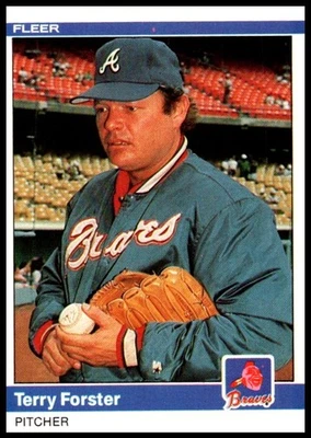 1984 Terry Forster Fleer Baseball #178 Atlanta Braves - Image 1 of 2