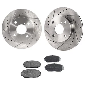 Front Brake Disc Rotors and Pads Kit For Mazda Miata 1991 1992 1993 - Picture 1 of 20