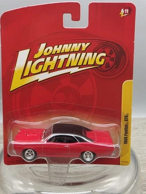 1966 PONTIAC GTO   2010 JOHNNY LIGHTNING    1:64 DIE-CAST Sealed Red Black - Image 1 of 4