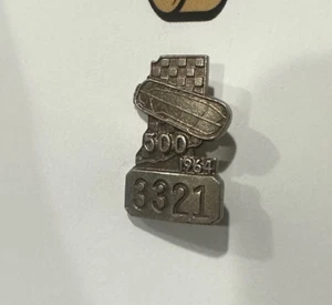 1964 Indy 500 Race Silver Pit Badge Ticket Stub! Indianapolis Racing Pin AJ Foyt - Picture 1 of 13