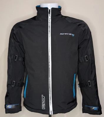 SPADA RAZOR WOMEN'S WATERPROOF MOTORCYCLE JACKET BLACK URBAN MOTORBIKE - SMALL - Image 1 of 4