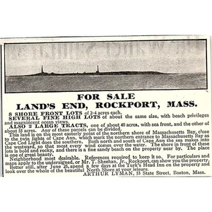 Varios lotes finos altos a la venta Arthur Lyman Boston MA 1903 revista anuncio SAG7-M6 - Imagen 1 de 2
