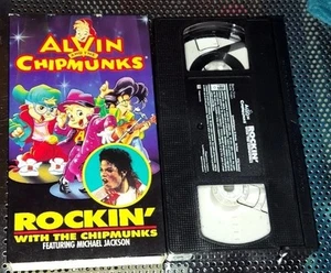 VHS ALVIN and The CHIPMUNKS Rockin With The Chipmunks Featuring Michael Jackson  - Bild 1 von 3