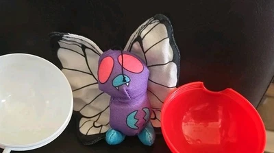 "Bolsa de frijoles de peluche Burger King de colección Pokémon sin mantequilla de 4"" juguete 1999 Nintendo #0014" Foto 1 de 4