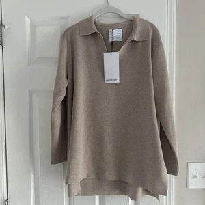 Neu mit Etikett Ministry of Supply hellbraun Strick Atlas Tunika Pullover M Medium NEU Damen - Bild 1 von 7