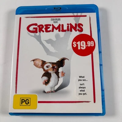 Gremlins Blu ray Steven Spielberg Horror Comedy Monster Cute Pet Classic 1984 - image 1 of 4
