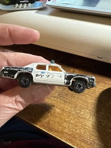 1979 Matchbox Super Fast Lesney England No 10 Gran Fury Police Car AS IS - Picture 1 of 6