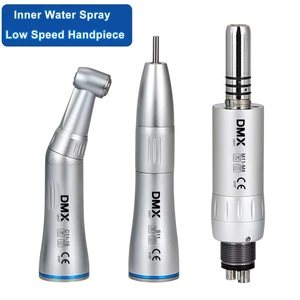Dental Slow Speed Handpiece Inner Water Contra Angle/ Straight/ Air Motor 4-Hole - Picture 1 of 19
