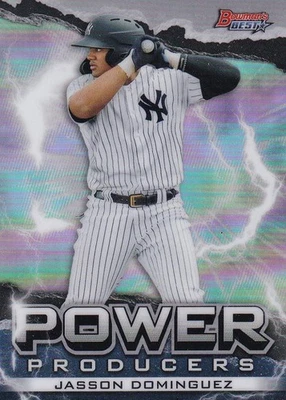 2020 Topps Bowman S Best New York Yankees Jasson Dominguez Power Producers - Image 1 of 2