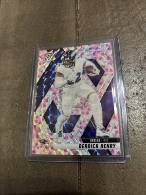 DERRICK HENRY 2025 Panini Mosaico Elección Flor de Cerezo Prizm Sp SSP 16/20! Foto 1 de 3