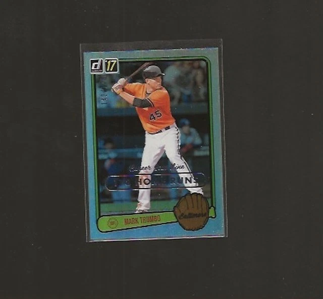 Panini Donruss Mark Trumbo 2017 #RV-3 temporada Stat Line 142/178 Foto 1 de 1