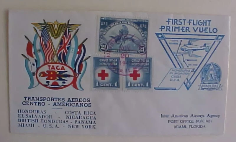 HONDURAS TACA FLIGHT B/S US 1943 Foto 1 de 1