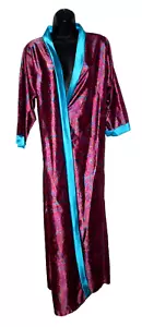 Kimono type Robe by Exclusively Yours Size SM Full Length Vintage Paisley Print - Picture 1 of 3