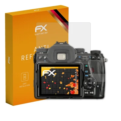 atFoliX 3x Screen Protection Film for Ricoh Pentax K-1 matt&shockproof - Image 1 of 4
