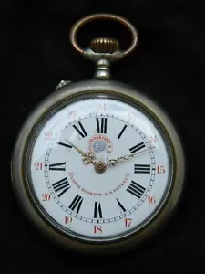 Excelente reloj bolsillo vintage Louis Roskopf SA charol circa 1906 - Imagen 1 de 11