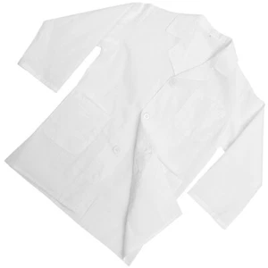 Children's Lab Coat Kids Dress up White Scientist Clothes Work Man - Picture 1 of 12