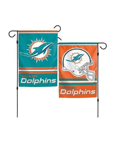 Miami MIA Pro Football Team Flag 12 x 18 inch Garden Flag Double Sided Cover
