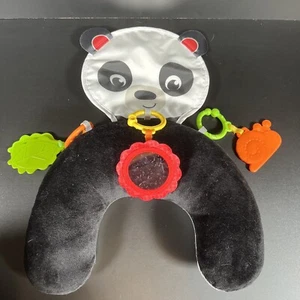 Fisher-Price Panda Tummy Time Infant Play Activity Crinkle Teether Mirror - Picture 1 of 6