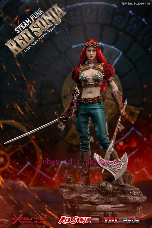 Tbleague Pl2019-140-B 1/6th Red Sonja Steam Punk Action Figure Deluxe Edition