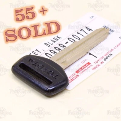 90999-00174 genuino OEM Toyota 4RUNNER CELICA COROLLA PICKUP llave en blanco sin astillas Foto 1 de 4