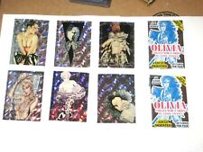 1992 OLIVIA 1 COMIC IMAGES COMPLETE PRISM INSERT CARD SET P1 TO P6! 