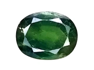 1.28CTS Green natural sapphire oval cut loose gemstones see video - Picture 1 of 3