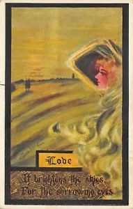 Postal Artista Cobb Shinn Lobe ""Ilumina los cielos para los ojos doloridos - Imagen 1 de 2