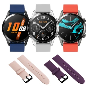 Samsung Galaxy Watch 42mm SM-R810 Silicone Replacement Fitness Wrist Band Strap - Picture 1 of 18