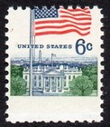 1338 6c Flag misperf MNH