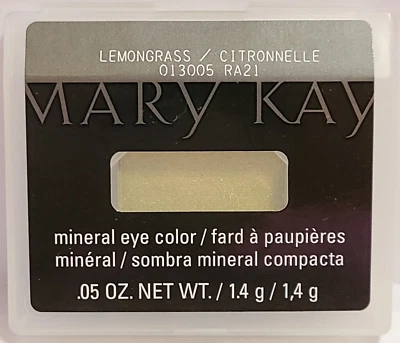 Mary Kay Mineral Eye Color Shadow - LEMONGRASS 013005 - Discontinued New - Image 1 of 3