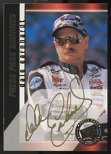 1999 Press Pass Dale Earnhardt Press Pass Signings Gold Auto /100