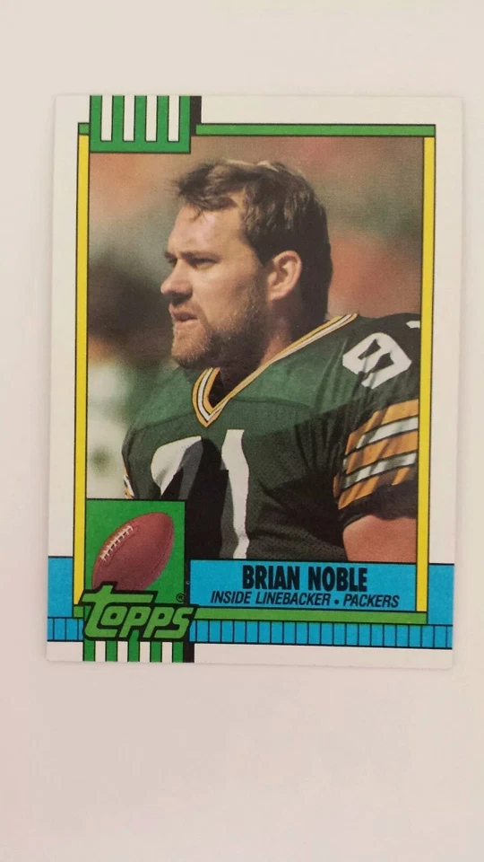 BRIAN NOBLE 1990 TOPPS FOOTBALL Card # 151 C0389 - Image 1 of 1