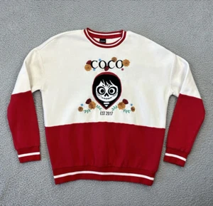 Disney Pixar Coco Sweatshirt Damen XS Oversized bestickt Rundhals - Bild 1 von 10