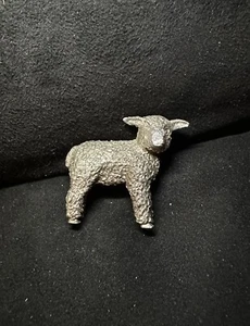 Vintage pewter sheep figurine 1.5” - Picture 1 of 1