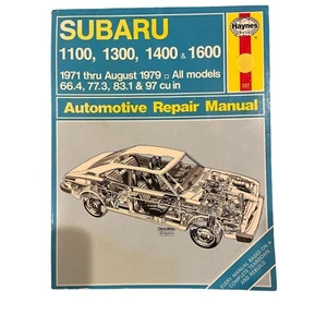Haynes Subaru 1100, 1300, 1400, & 1600 1971 -August 1979 #237 Auto Repair Manaul - Picture 1 of 2