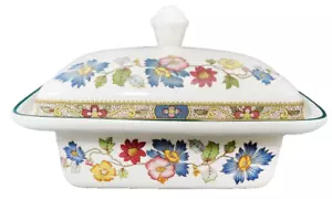 ORIENT by Franciscan rechteckige Butterdose mit Deckel NEU NIE BENUTZT hergestellt in England - Bild 1 von 9
