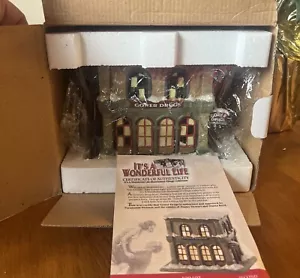 NEW Enesco It’s A Wonderful Life Village Series 1 Gower Drugs Drug Store 109403 - Picture 1 of 3