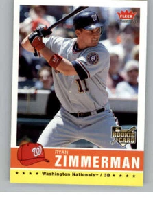 2006 Fleer Tradition #113 Ryan Zimmerman (RC) (ref 144603) - Picture 1 of 2