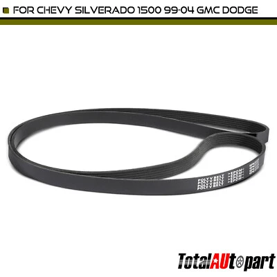 86.78" Serpentine Belt for Ram 1500 GMC Sierra 1500 Chevy Silverado 1500 Ford - Image 1 of 4