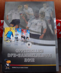 Offizielles DFB-Sammelalbum 2012, komplett  32 Karten 12. Mann Fankurve  Album