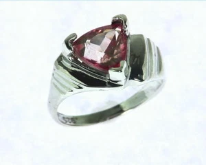 Rose Quartz Sterling Silver Lady,s Ring RSS,471 - Picture 1 of 1