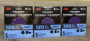 3M Ultra Duradero 5 pulgadas Disco de lijado de gancho y bucle de cerámica (5 paquetes) lote de 120 granos 3 - Imagen 1 de 3