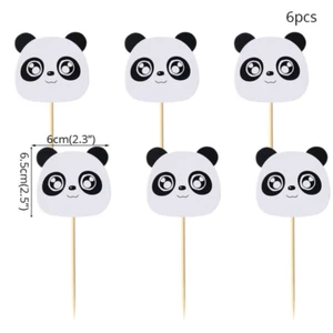 Disposable Panda Balloon Tableware Boy Girl Baby Showers Birthday Gender Reveal - Picture 1 of 43