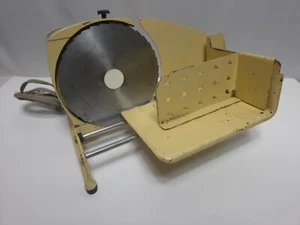 Vintage General Slicing Co. Electric Model 55 Banana Yellow Meat Slicing Machine - Picture 1 of 8