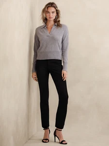 Banana Republic Factory Sloan Slim Pant in Black ~ NWT ~ Size 16 - Picture 1 of 4