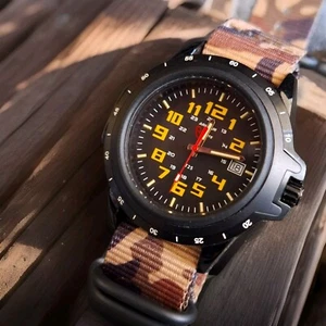 Armourlite Officer Series PVD SS Shatterproof Armouglass Black Dial - Picture 1 of 8