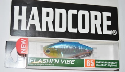 duel hardcore flashi'n bass vibe 2 5/8" azul brillante r1368-hbsn Foto 1 de 4
