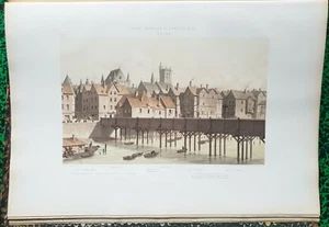 Paris Ier - Le Grand Châtelet (1621-1645) - Hoffbauer Superbe Litho 45x30 1885 - Picture 1 of 2
